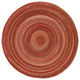 Capel Manchester Redwood 0048_500 Braided Rugs - 5' 6" Round