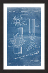 "Screwdriver 1936 Blueprint" Framed Painting Print