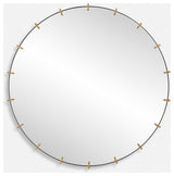 Uttermost Pali Industrial Round Mirror