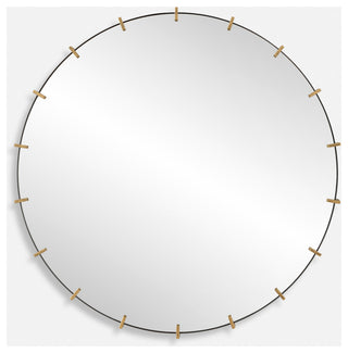 Uttermost Pali Industrial Round Mirror