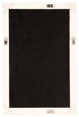 Howard Elliott Queen Ann Rectangular Mirror, White