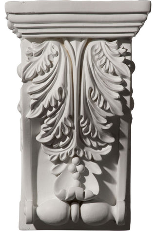 5 1/4"W x 3 1/4"D x 8 3/8"H Edinburgh Corbel