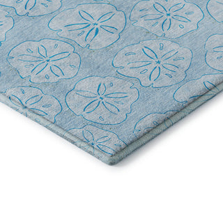 Addison Premium Washable Mayfield AMF189 Blue 5' x 7'6" Rug