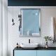 Head West Brushed Nickel Stainless Steel Framed Wall Mirror - 19" x 25"
