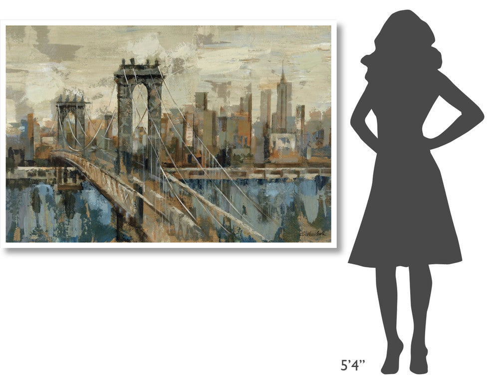"New York View" Digital Paper Print by Silvia Vassileva, 62"x42"
