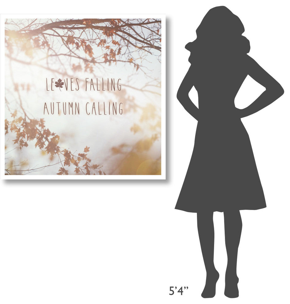 "Autumn Calling I" Digital Paper Print by Laura Marshall, 38"x38"