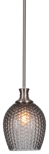 Zola 1-Light Stem Hung Pendant, Brushed Nickel
