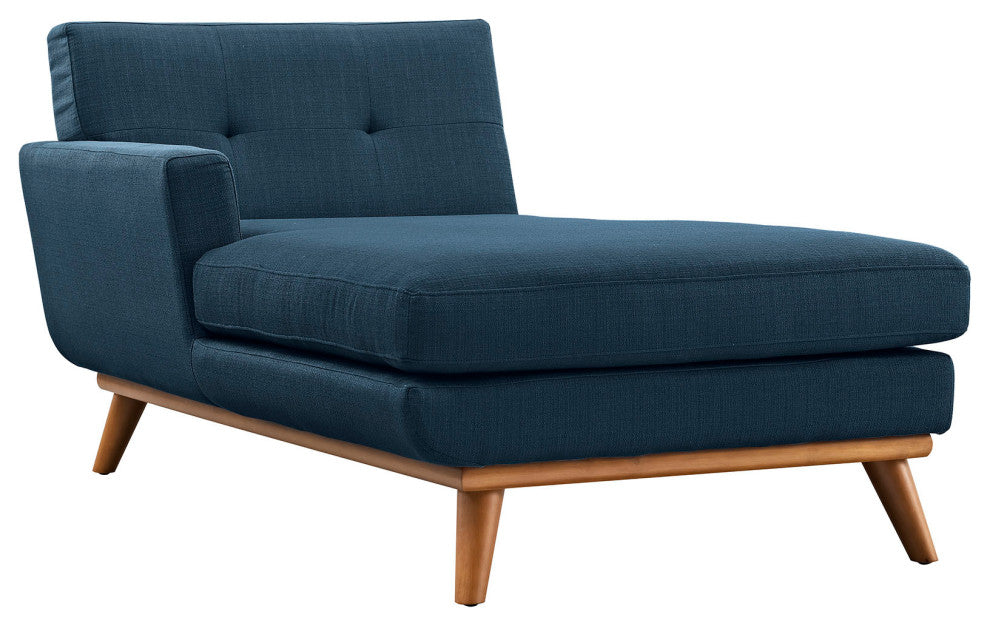 Modern Azure Engage Left-Arm Upholstered Chaise
