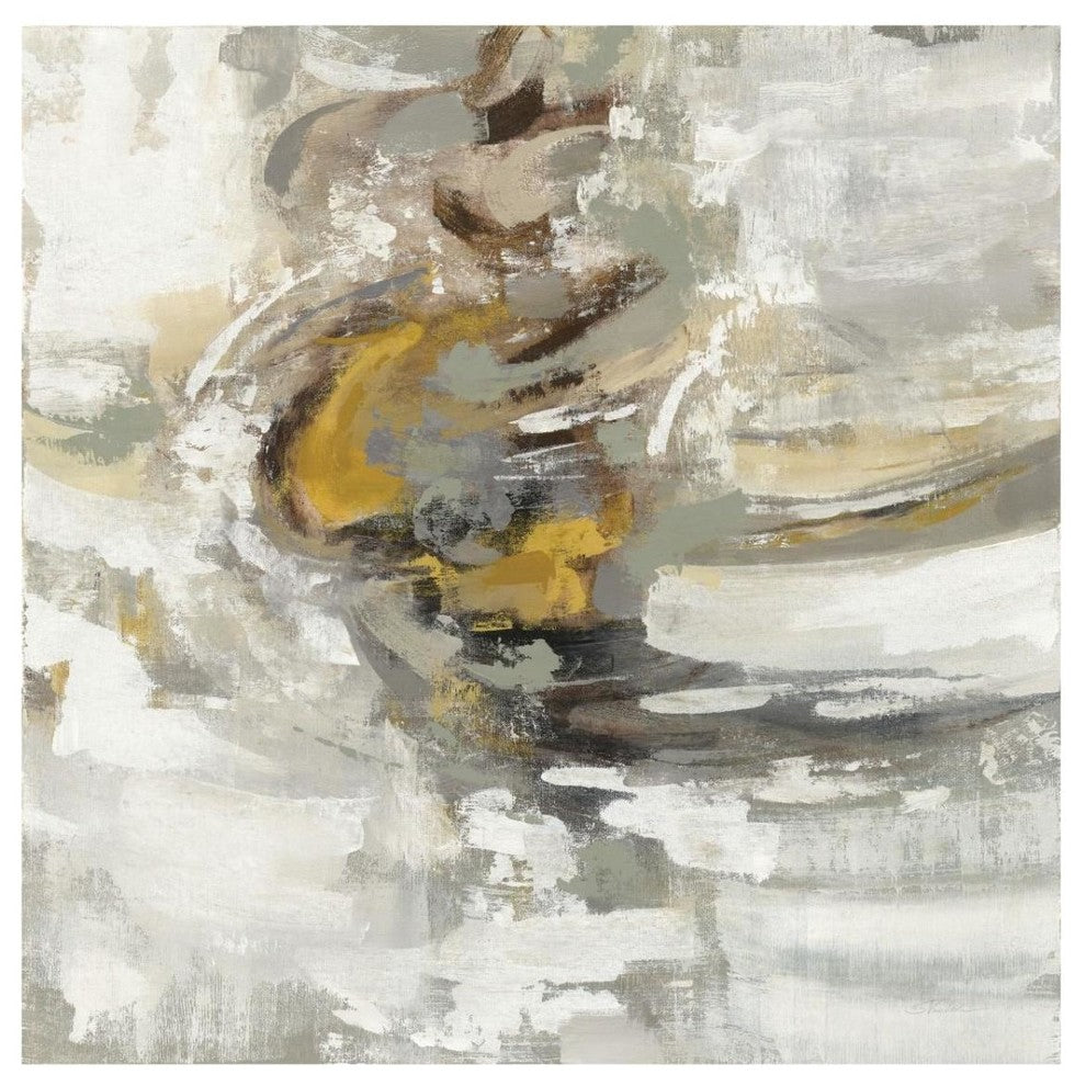 "Amber Ring" Digital Paper Print by Silvia Vassileva, 32"x32"