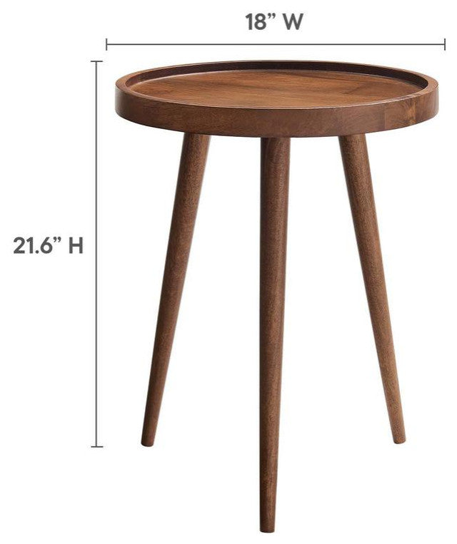 Chiro Round Wood Side Table