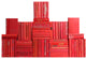 Modern Book Wall Set, Orchard, Set of 75