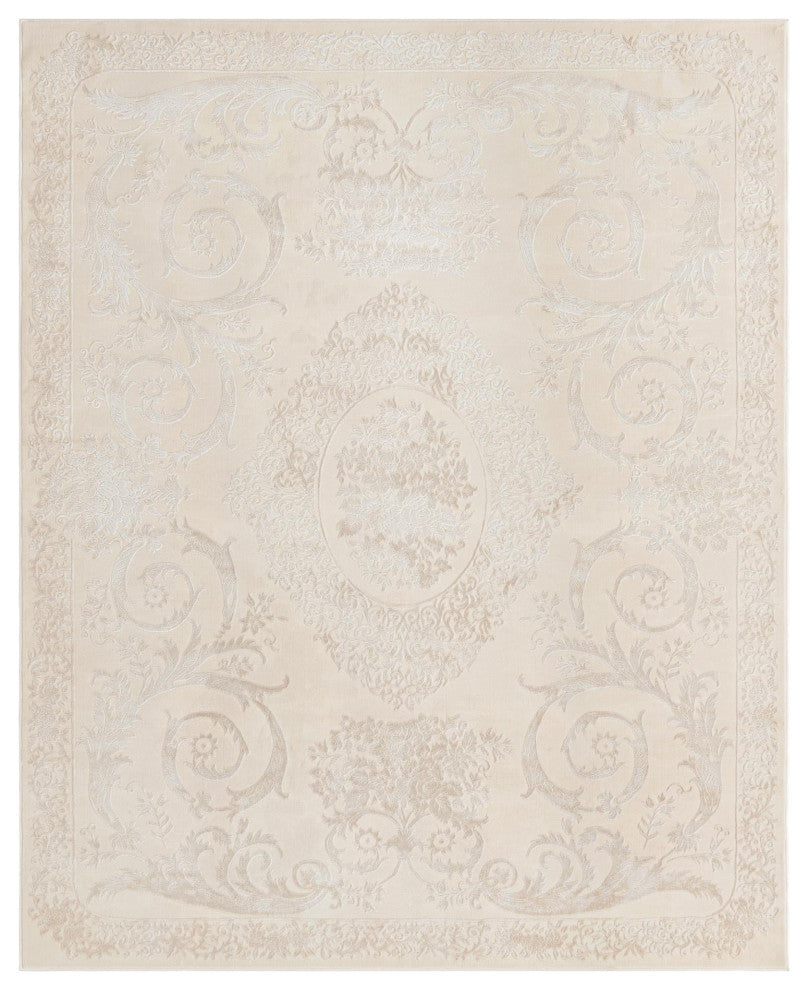 Unique Loom Diana Finsbury Rug, Ivory, 6'x9'