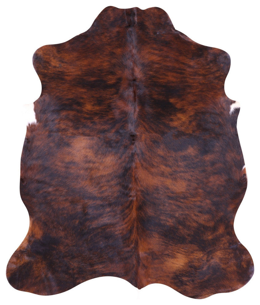 Organic Natural Hair-On Cowhide Area Rug 6' 9" X 5' 8" C1575