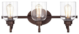 CHLOE Lighting ADAIR Transitional 3-Light Oil Rubbed Bronze Bath Fixture