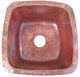 Undermount Natural Hammered Copper Bar Sink