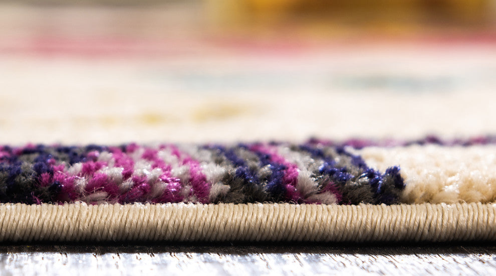 Rug Unique Loom Estrella Beige Rectangular 5' 0 x 8' 0