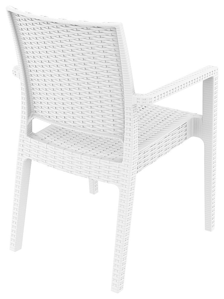 Compamia Ibiza Outdoor Dining Armchairs, Set of 2, White