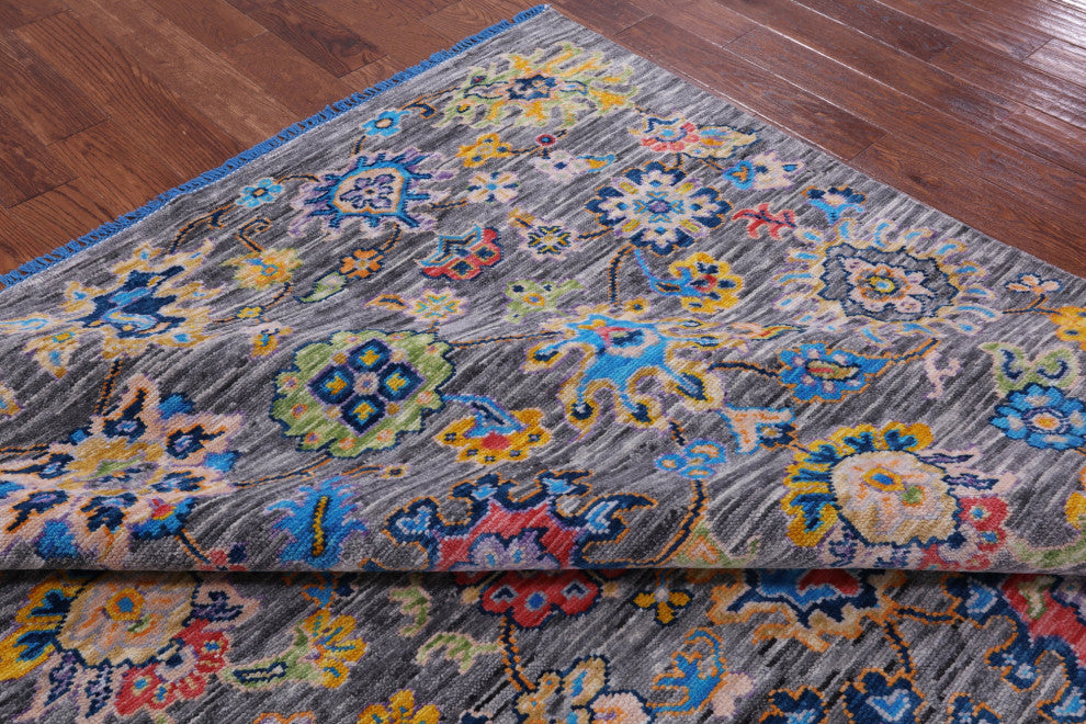 Turkish Oushak Handmade Wool Rug 8' 4" X 10' 0" - Q15618