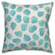 Sea Glass Watercolor Dots 18x18 Throw Pillow