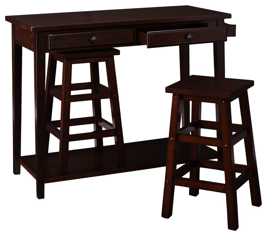 Parkhills 3-Piece Breakfast Set, Espresso