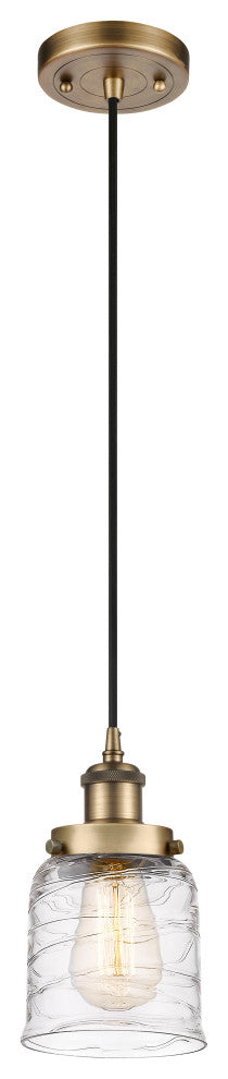 INNOVATIONS 916-1P-BB-G513 1-Light Mini Pendant Brushed Brass