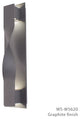 Modern Forms Twist LED Wall Light, Graphite