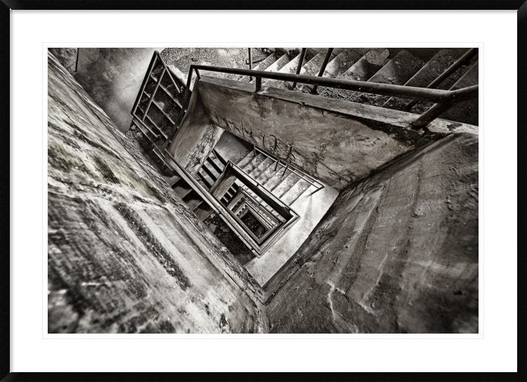 "Staircase" Framed Digital Print by Paul Boomsma, 44x32"
