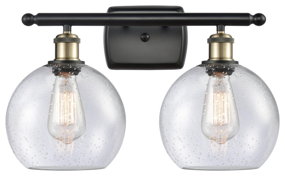 Innovations Lighting 516-2W-BAB-G124-8 Athens 2 Light 16" Bath Vanity Light