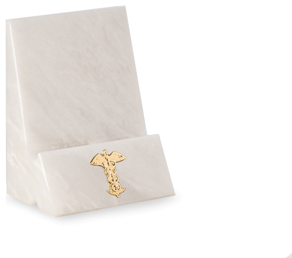 Medical White Marble Desktop Phone