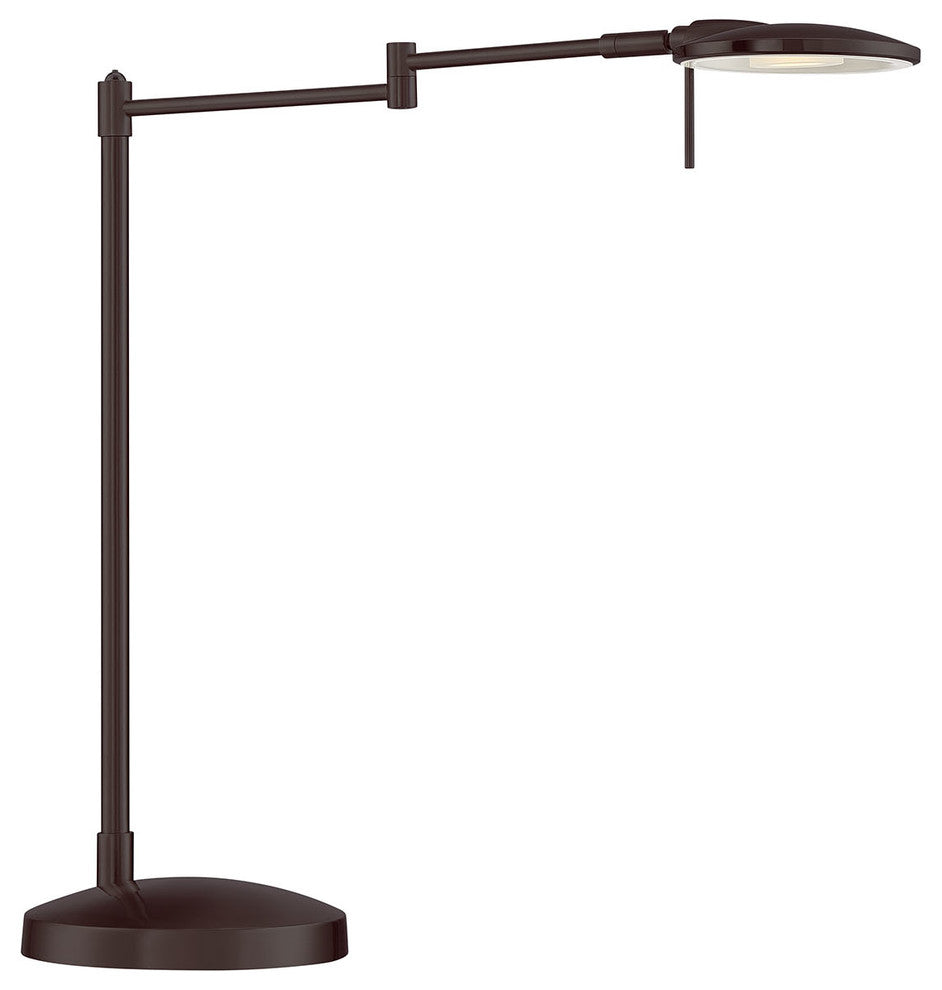 Dessau Turbo Swing Arm Table Lamp, Bronze