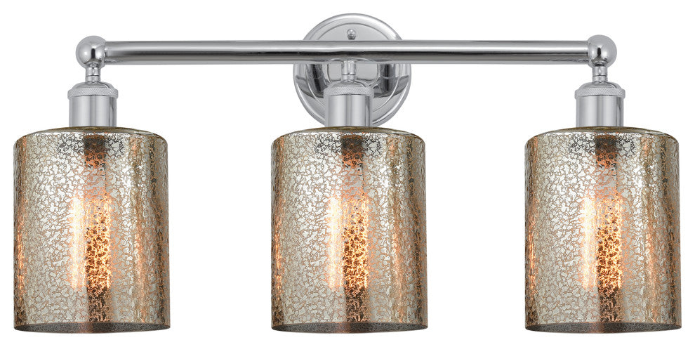 Innovations 616-3W-PC-G116 3 Light Bath Vanity Light, Polished Chrome