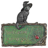 Witches Cat Plaque