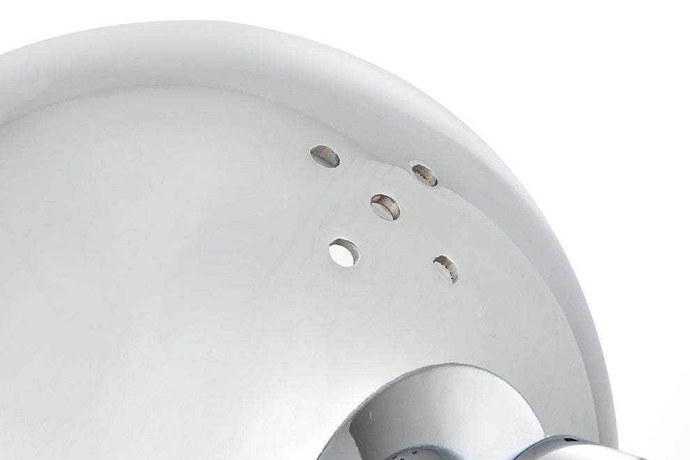 4 Light Chrome And Frosted White Bath Sconce