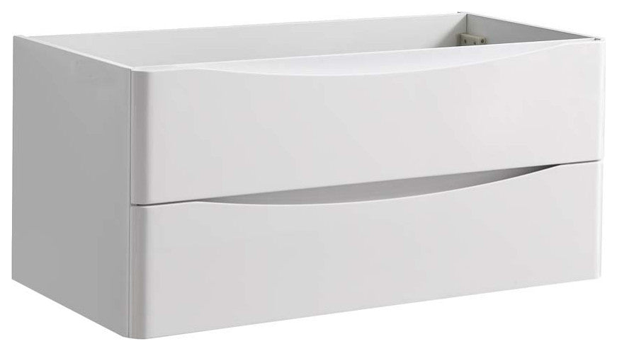Fresca Tuscany 40" Gloss White Wall Hung Cabinet