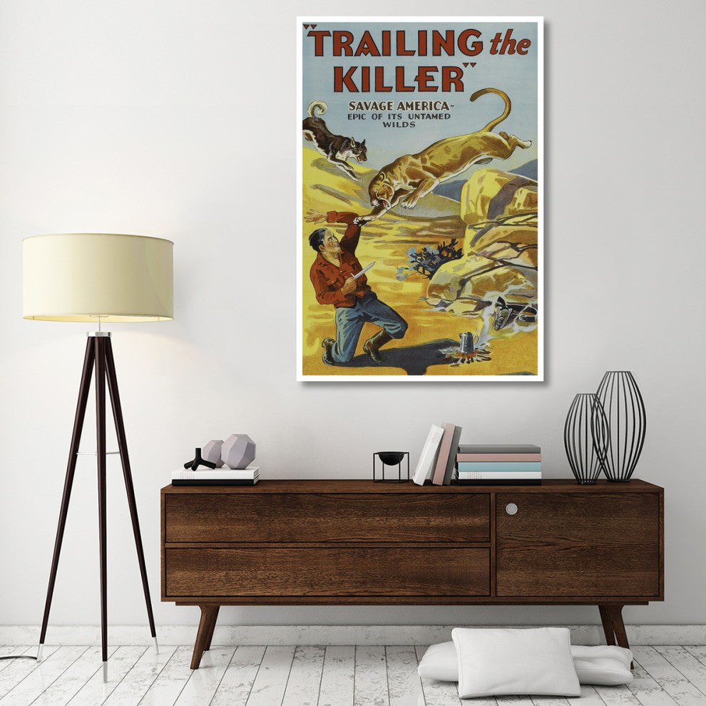"Vintage Westerns: Trailing the Killer" Digital Paper Print, 42"x62"