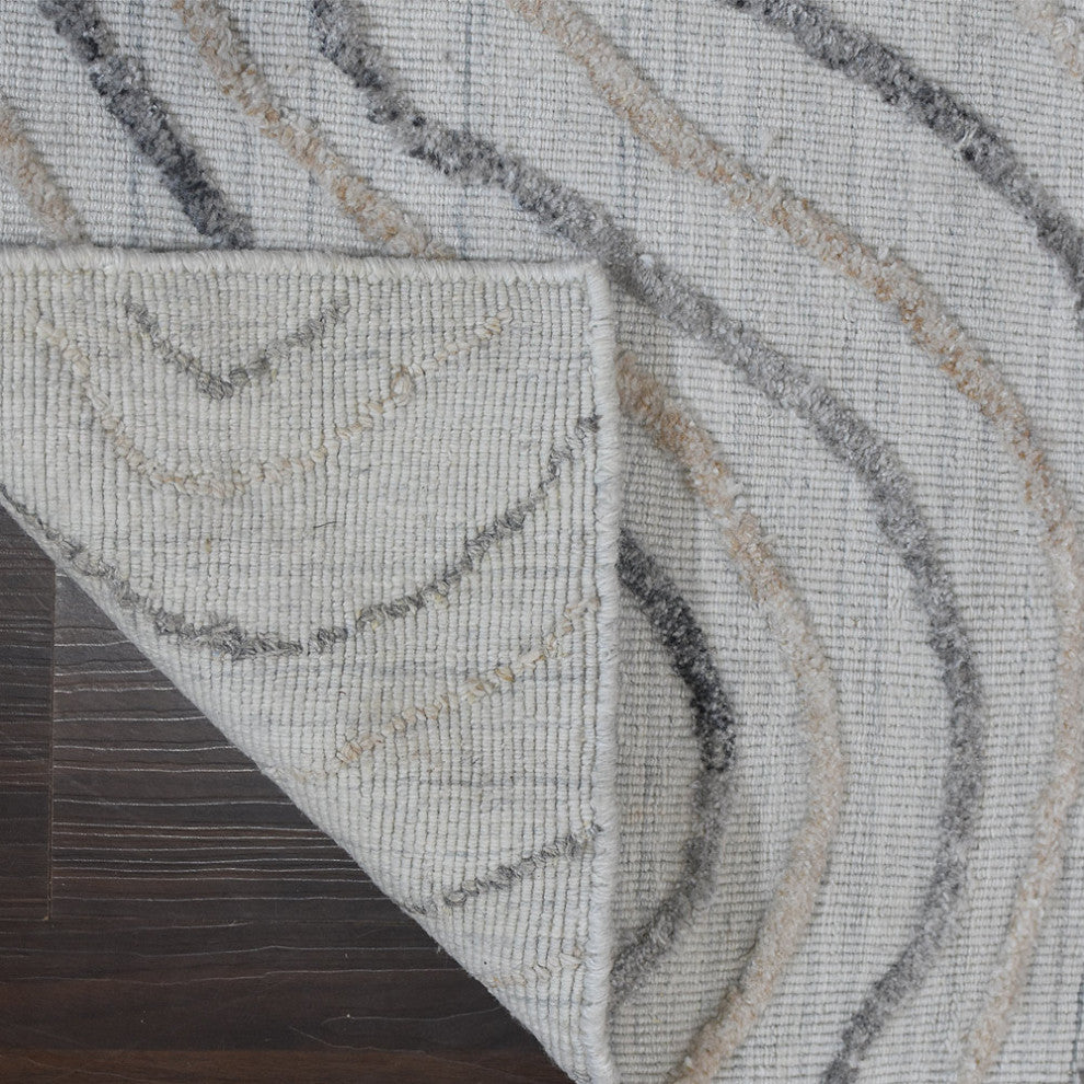 HAND WOVEN FLAT WEAVE KILIM POLYESTER RUGS -Rectangle,Beige Multicolor,Abstract, [Runner] 2'6''x10'