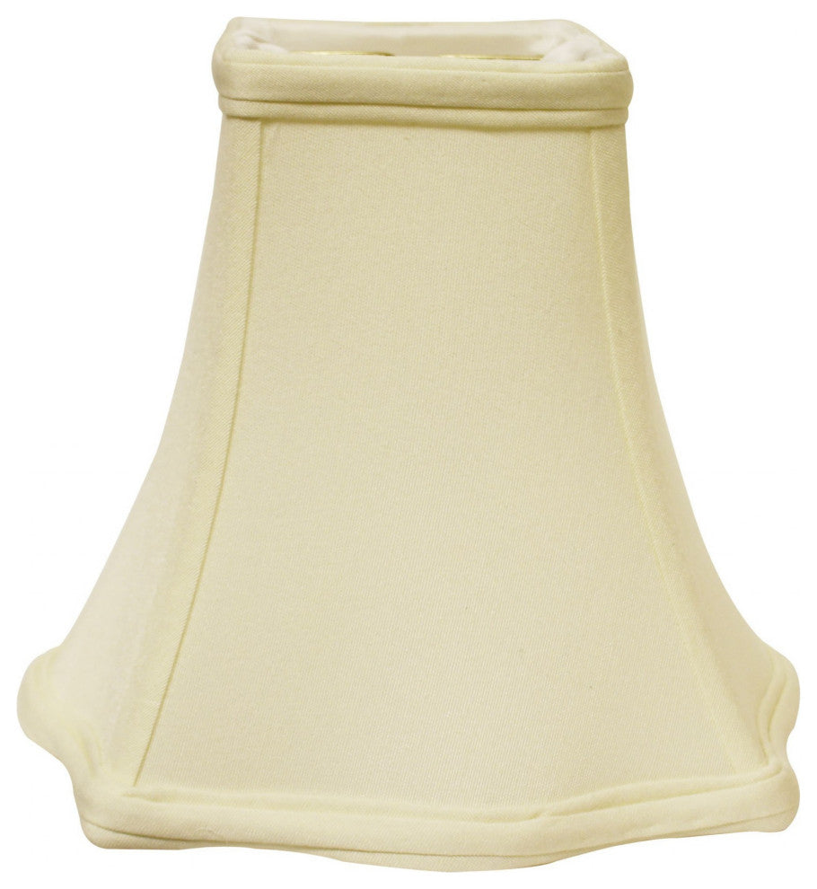 14" Ivory Premium Square No Slub Lampshade