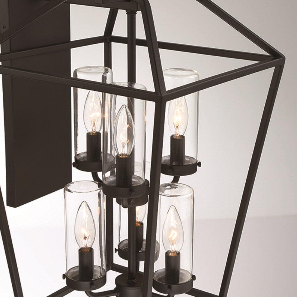 Bastille 6-Light Lantern, Black
