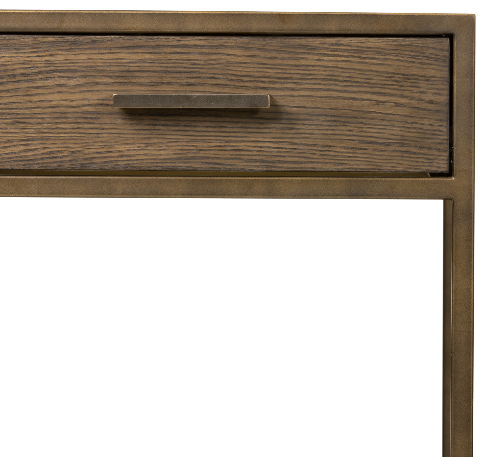 Mason Nightstand, Dark Hazel