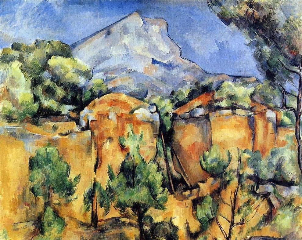Paul Cezanne Mont Sainte-Victoire Seen from the Bibemus Quarry