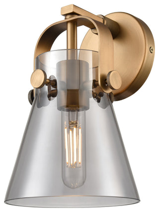 Innovations Pilaster Ii Cone 1 6.5" Sconce Brushed Brass