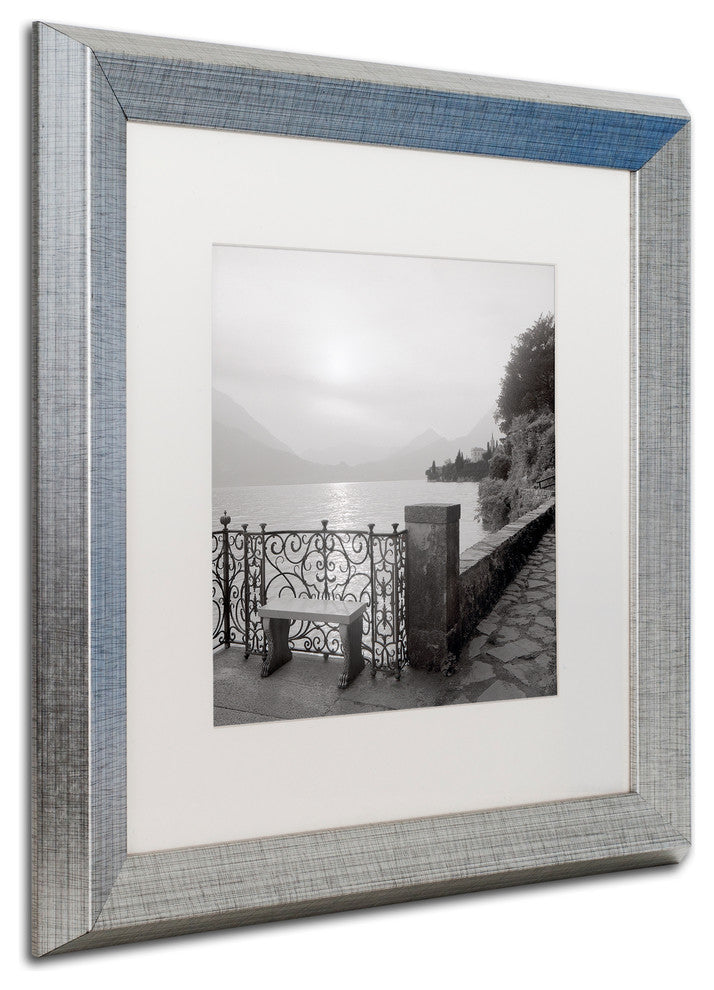 Alan Blaustein ''Lake Vista I'' Art, Silver Frame, White Mat, 16x16