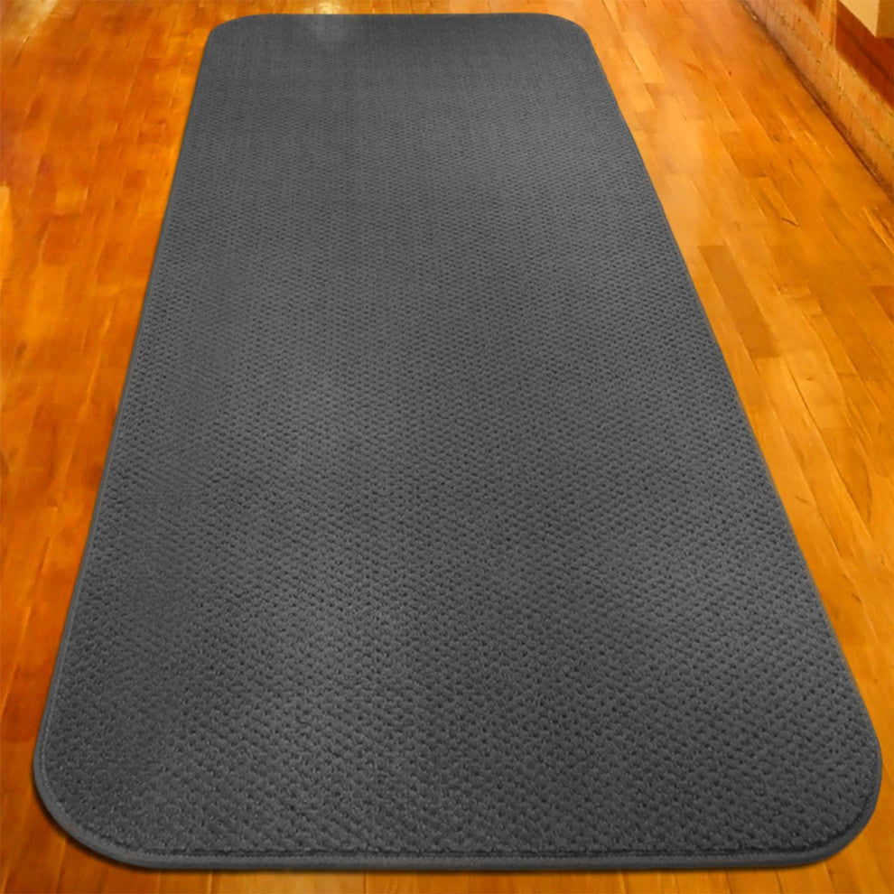 Skid-Resistant Carpet Runner Gray, 48"x16'