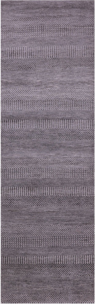 Runner Wool and Silk Savannah Grass Hand-Knotted Rug 2' 8" X 8' 9" Q11979