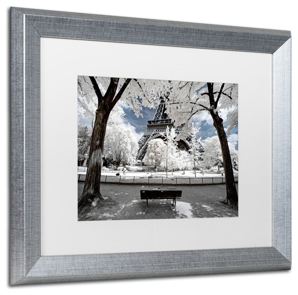 Philippe Hugonnard 'Another Look at Paris VI' , Silver Frame, White Mat, 20x16