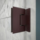 DreamLine Unidoor 27" Frameless Hinged Shower Door, Oil Rubbed Bronze