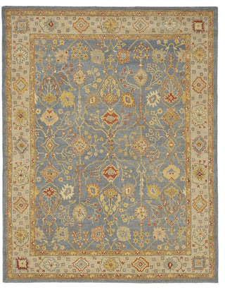 Safavieh Antiquities at314a Rug, Blue/Ivory, 8'3"x11'0"