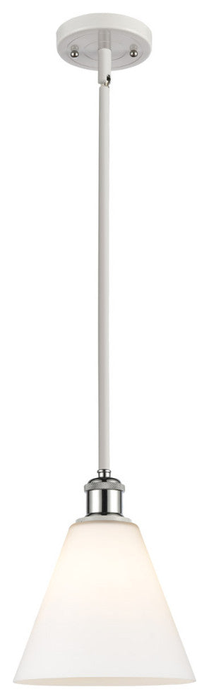 Innovations 516-1S-WPC-GBC-81-LED 1-Light Mini Pendant, White, Polished Chrome