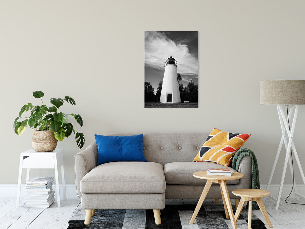 Touch the Sky Coastal Landscape Photo Canvas Wall Art Print, 24" X 36"