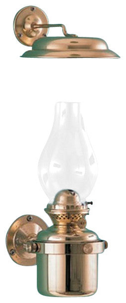 Weems and Plath Gimbal Oil Lamp With Smoke Bell